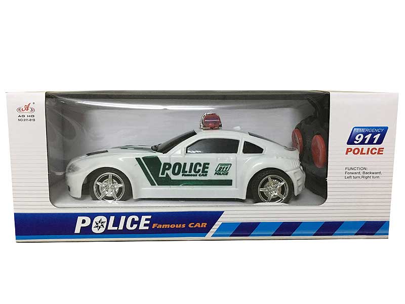 1:18 R/C Police Car 4Ways toys