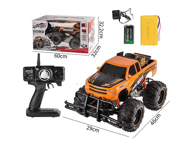 2.4G 1:8 R/C Cross-country Car 4Ways W/Charger(2C) toys