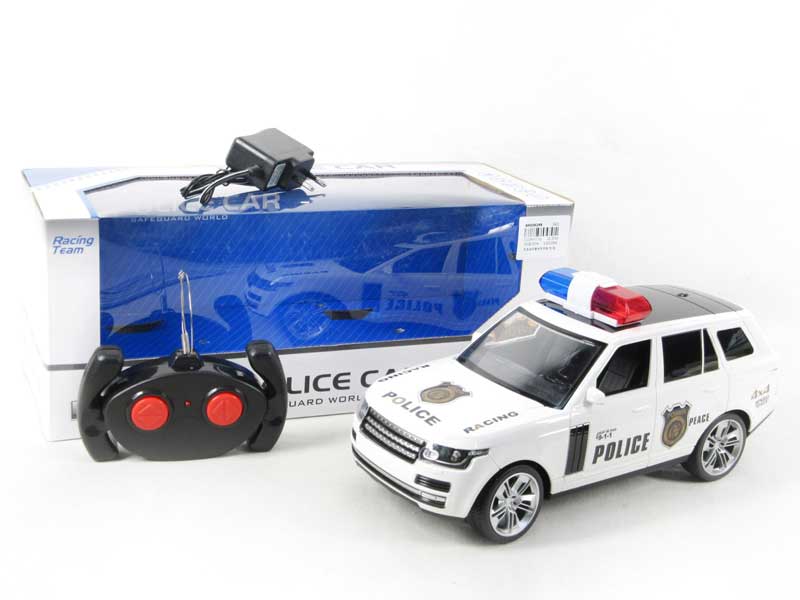 R/C Police Car 4Ways W/S_Charge toys