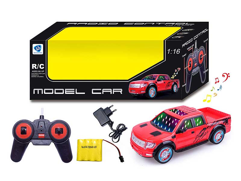 1:16 R/C Car 4Ways W/L_M_Charge(4C) toys