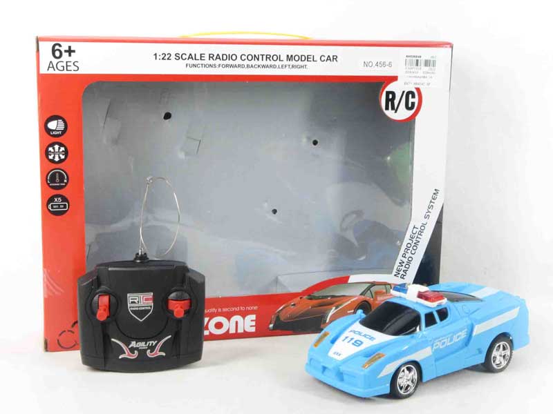 1:22 R/C Police Car 4Ways(2C) toys