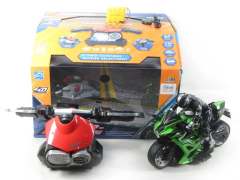 2.4G 1:10 R/C Motorcycle 4Ways W/Charge(2C)