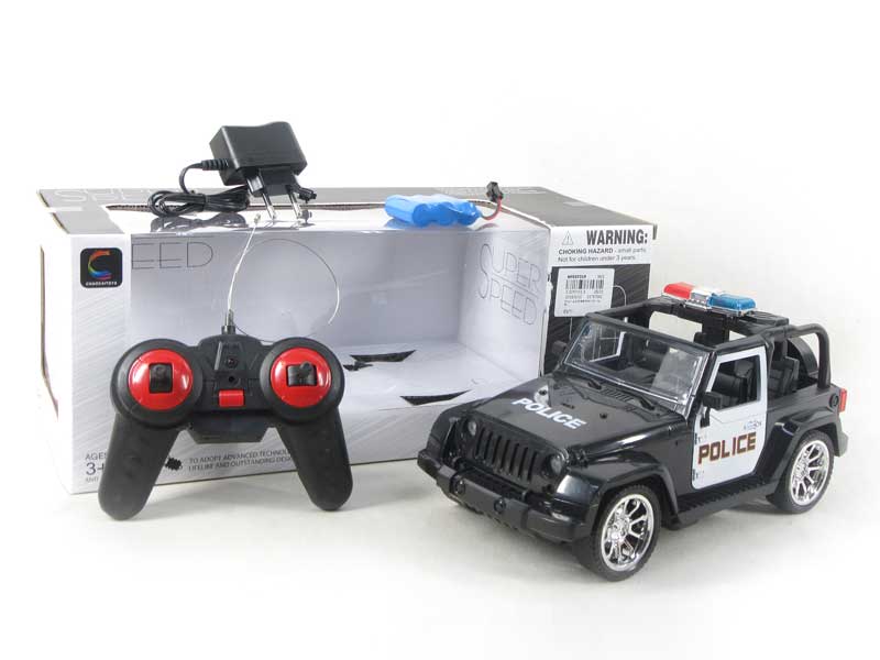 R/C Police Car W/L_Charger toys