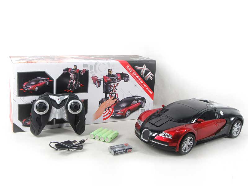 2.4G 1:12 R/C Transforms Car W/L_Charge toys
