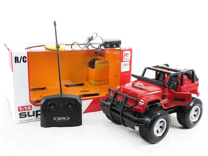 1:14 R/C Jeep 4Ways W/L_Charge toys