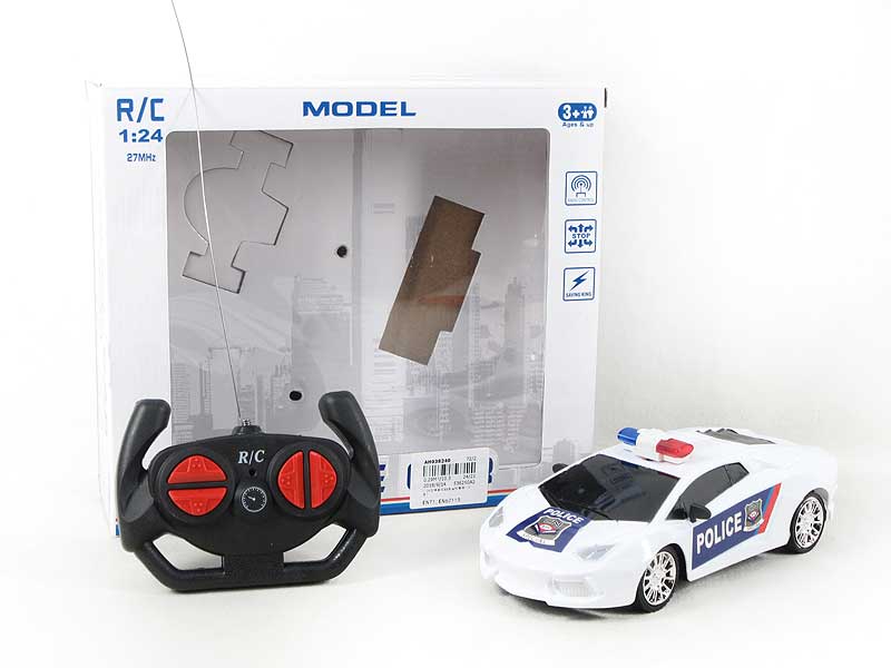 1:24 R/C Police Car 4Ways(2C) toys