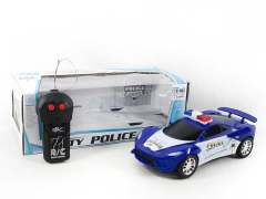 1:18 R/C Police Car 2Ways