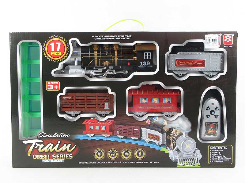 R/C Smoking Train Set W/L_M toys