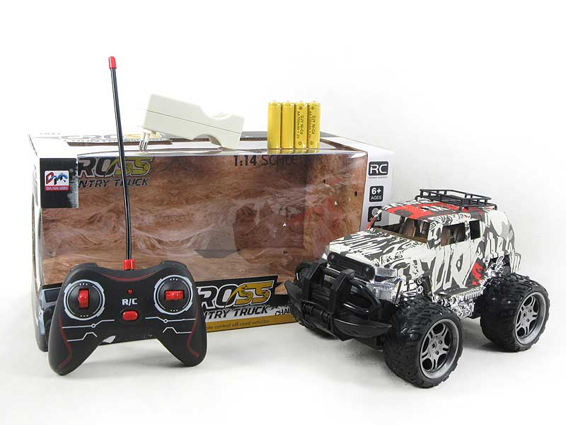 R/C Cross-country Car 4Ways W/Charger toys