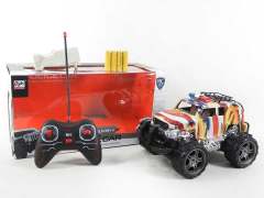 1:14 R/C Cross-country Police Car 4Ways W/Charge