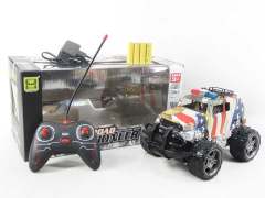 1:14 R/C Cross-country Police Car 4Ways W/Charger