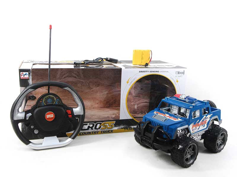 1:14 R/C Police Car W/Charge toys