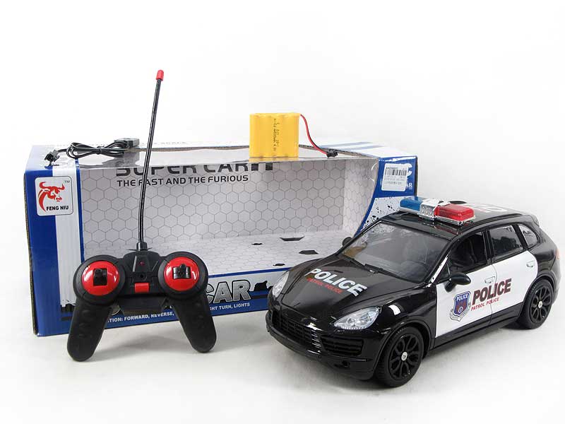 1:12 R/C Police Car 4Ways W/Chrge toys
