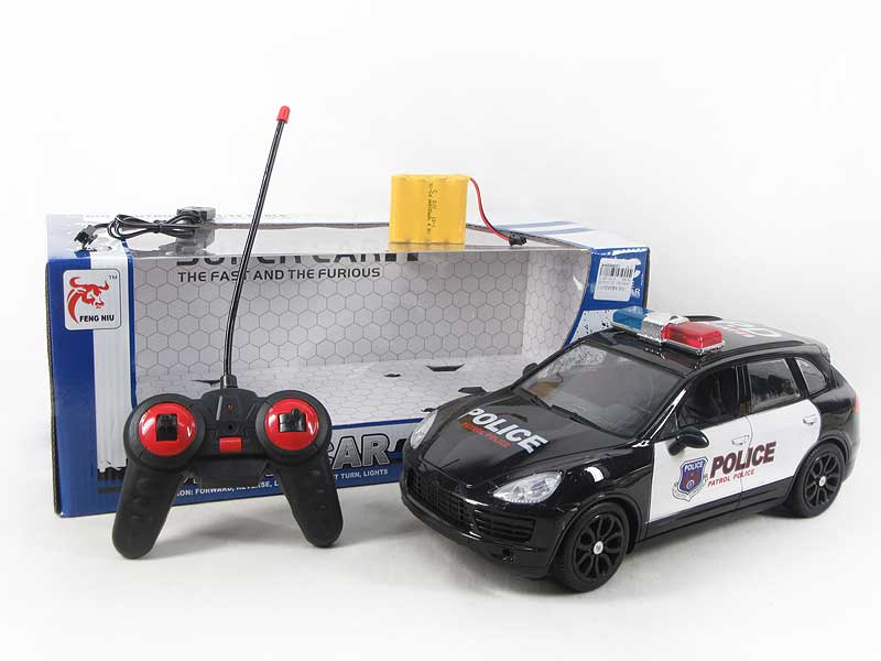 1:12 R/C Police Car 4Ways W/Charge toys