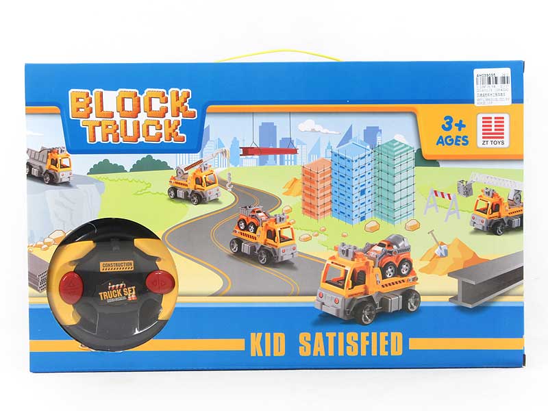 R/C Block Construction Truck 4Ways toys