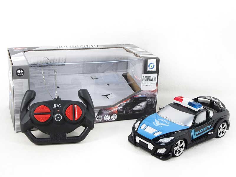1:24 R/C Police Car 4Ways(2C) toys
