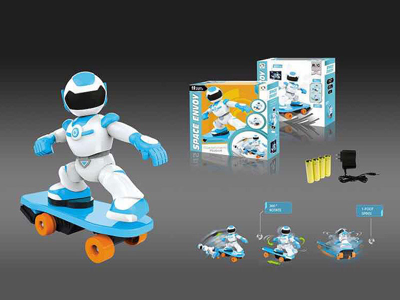 2.4G R/C Skateboard Robot W/Charge toys