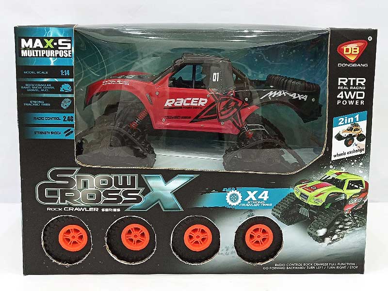2.4G 1:14 R/C Cross-country Car W/Charge toys