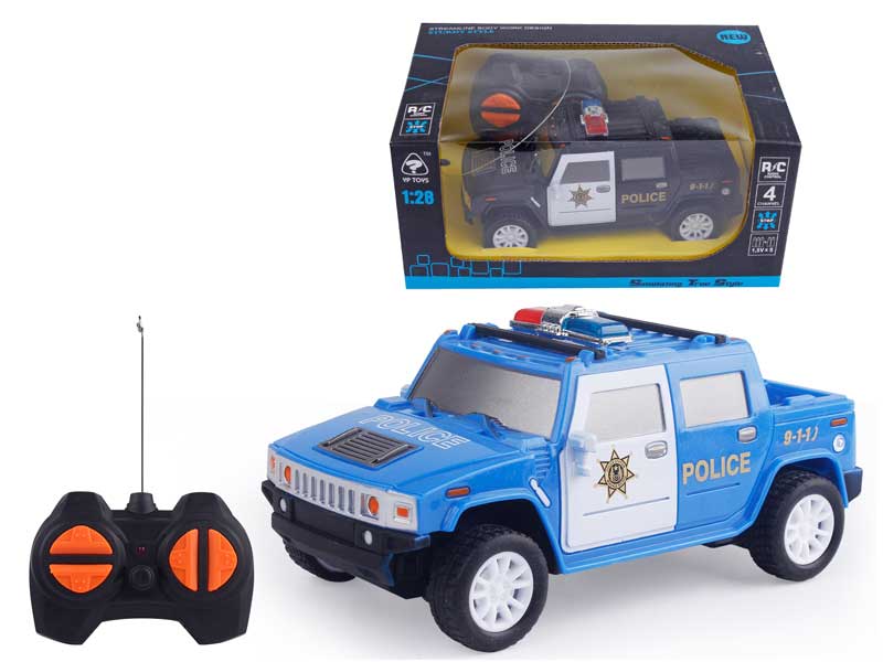 1:28 R/C Police Car 4Ways(2C) toys