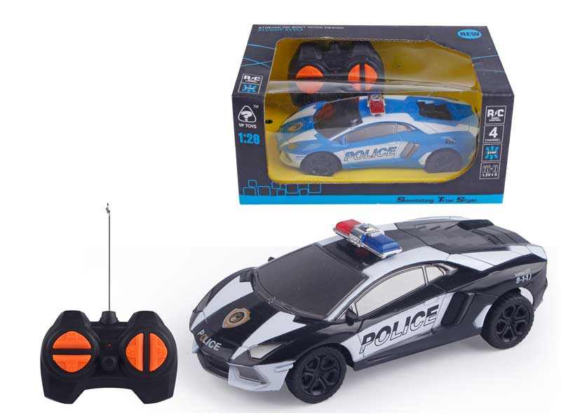 1:28 R/C Police Car 4Ways(2C) toys