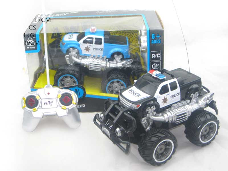 R/C Cross-country Police Car 4Ways W/L(2C) toys