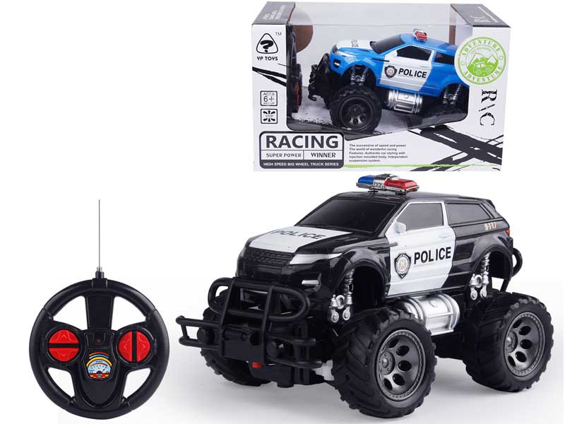 1:24 R/C Cross-country Police Car 4Ways(2C) toys