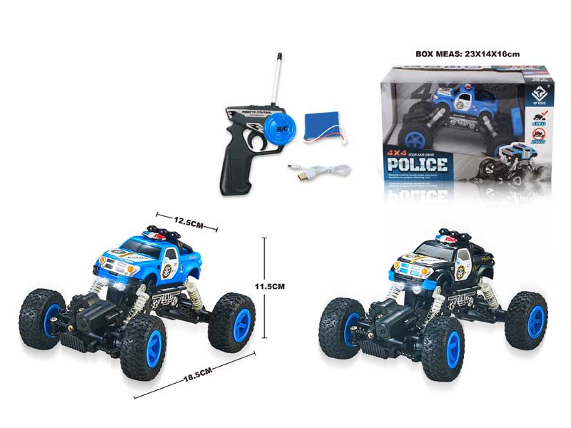 1:22 R/C Police Car W/L_Charge(2C) toys