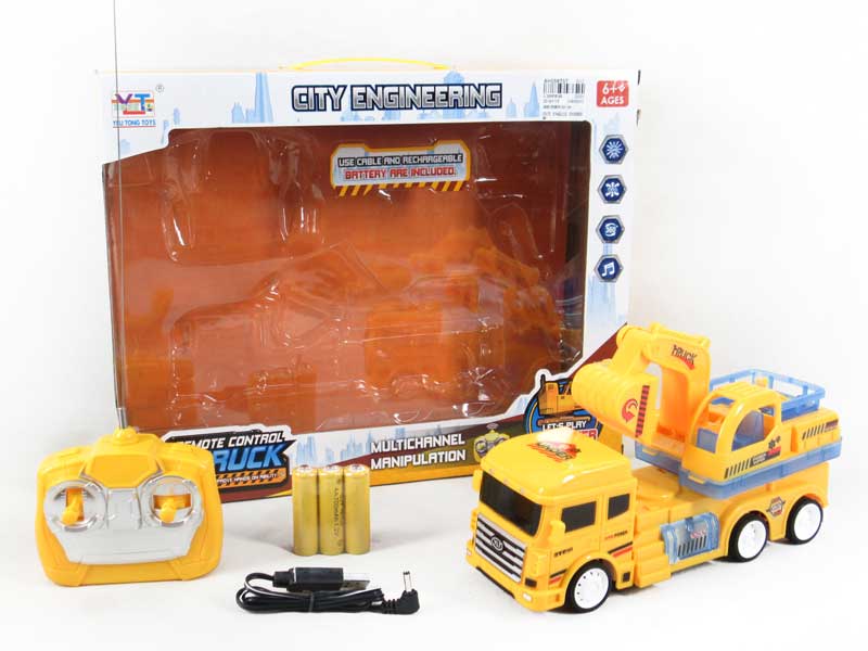R/C Construction Truck 4Ways W/L_M toys