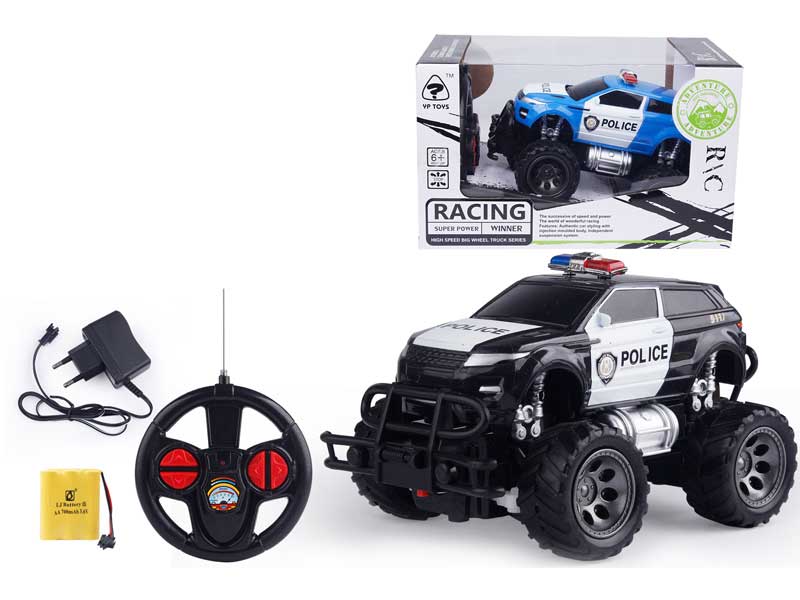 1:24 R/C Cross-country Police Car 4Ways W/Charge(2C) toys