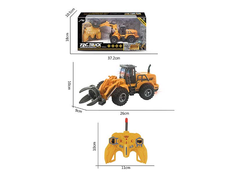 1:30 R/C Construction Truck 5Ways W/L toys