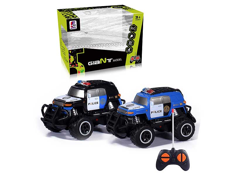 1:43 R/C Cross-country Police Car 4Ways(2C) toys
