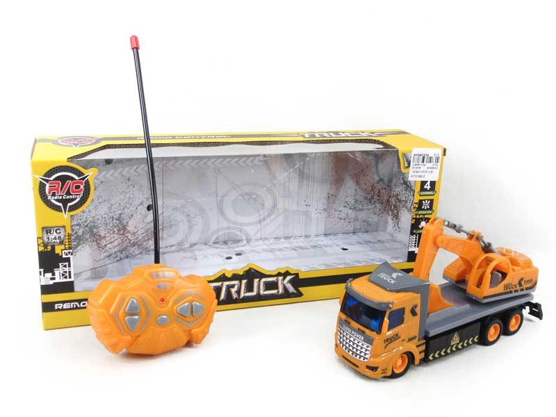 1:48 R/C Construction Truck 4Ways W/L(3S) toys