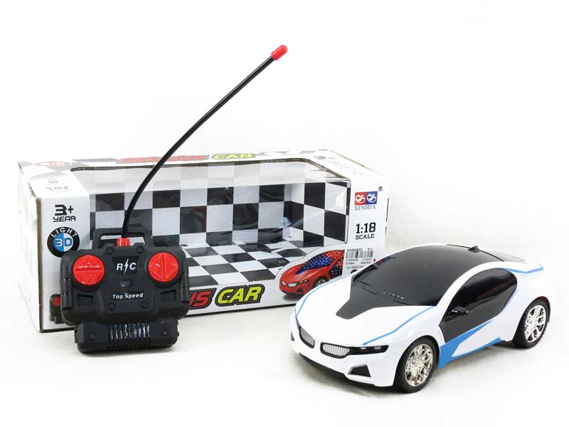 1:18 R/C Car 4Ways W/L(3C) toys