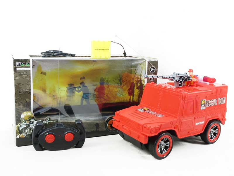 R/C Fire Engine 4Ways W/L_S toys