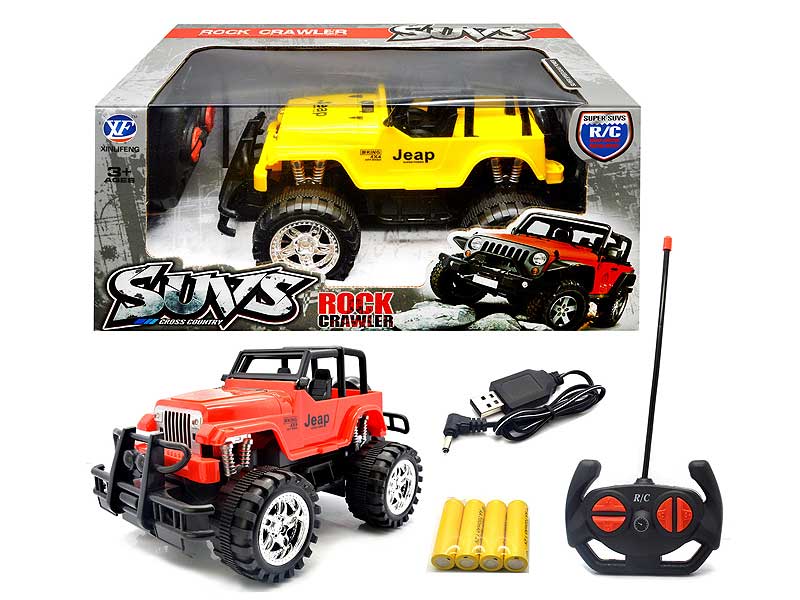 1:18 R/C Cross-country Car 4Ways W/L_Charge(2C) toys