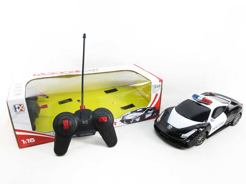 1:16 R/C Police Car 4Ways W/L(2C) toys