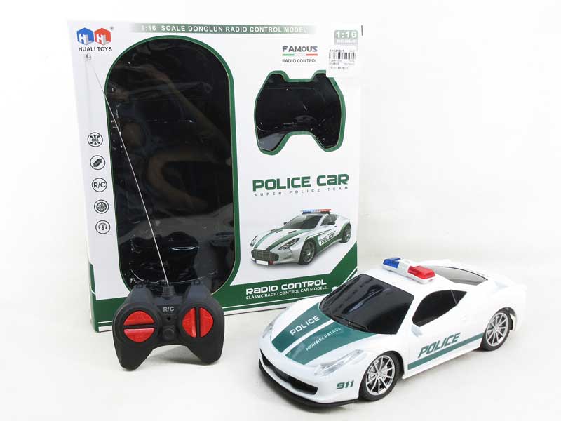 1:16 R/C Police Car 4Ways(2C) toys