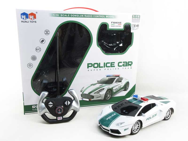 1:16 R/C Police Car 4Ways(2C) toys