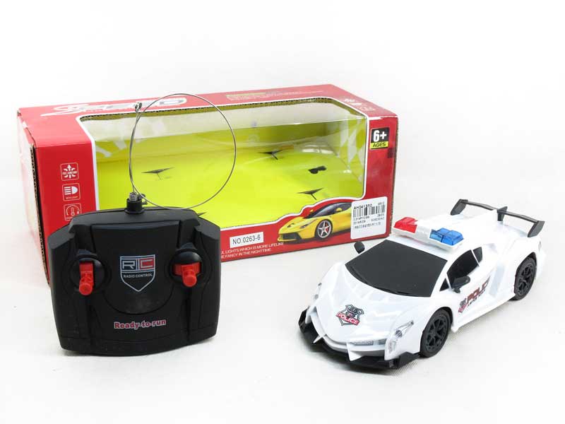 R/C Police  4Way Car  W/L(2C) toys