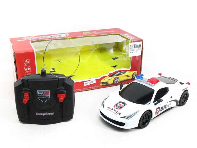 R/C Police  4Way Car W/L(2C) toys