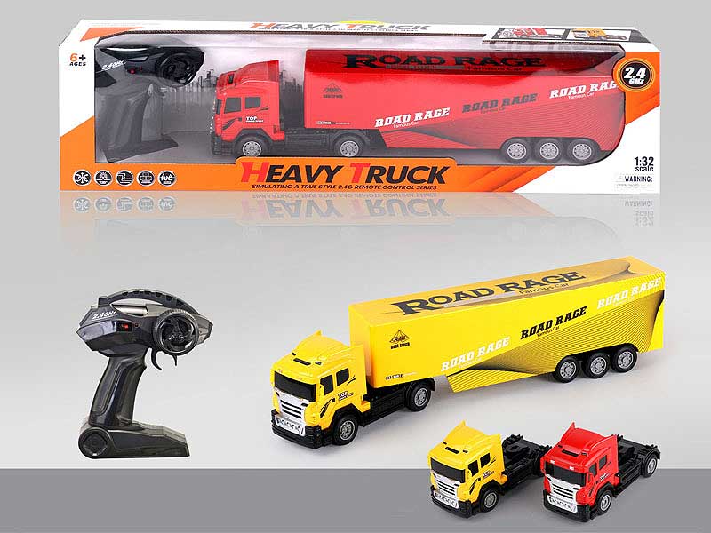 2.4G R/C Container Truck 4Ways W/L toys