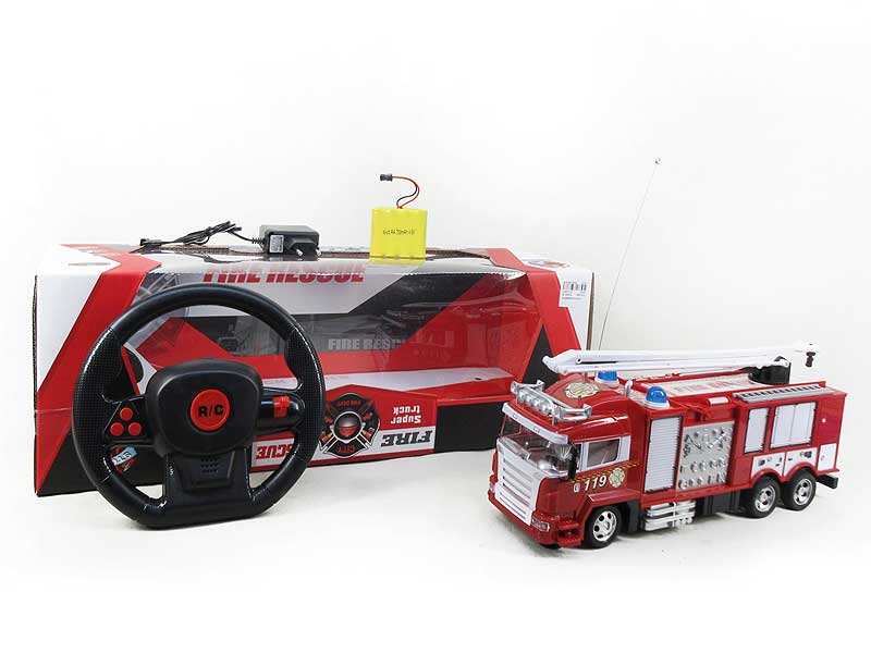 R/C Fire Engine 4Ways W/L_S_Charge toys