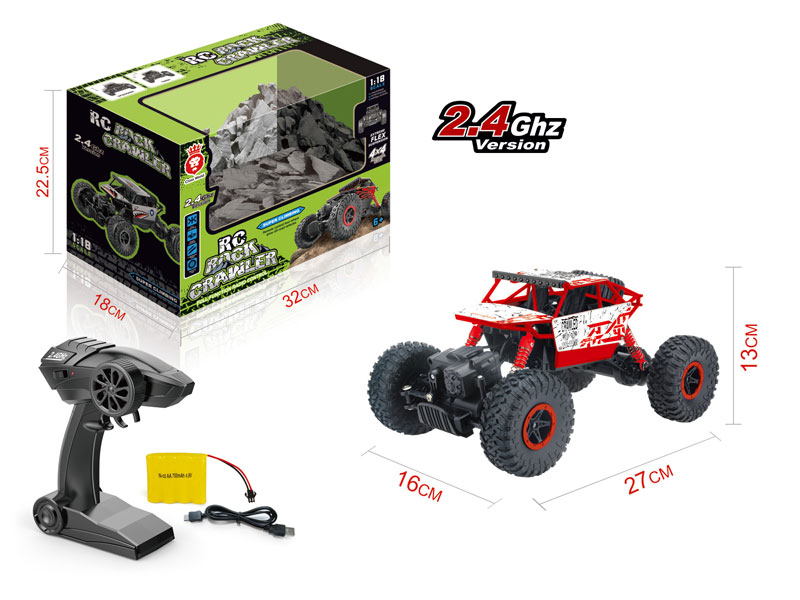 2.4G 1:18 R/C Climbing Car W/Charge toys