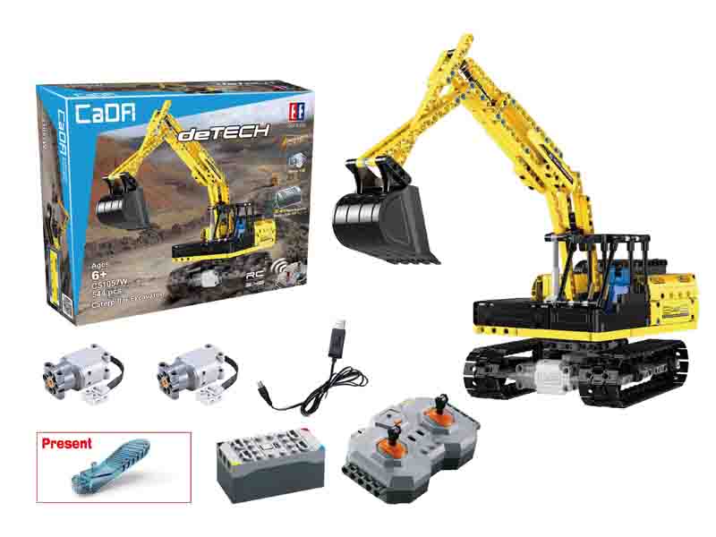 R/C Building Block Excavator toys