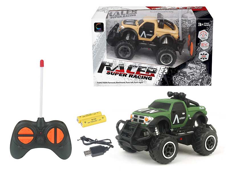 R/C Cross-country Car 4Ways W/L_Charge(2C) toys