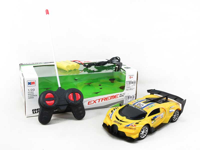 1:20 R/C Racing Car 4Way W/L_Charge toys