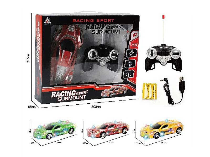 1:18 R/C Racing Car 4Way W/L_Charge toys