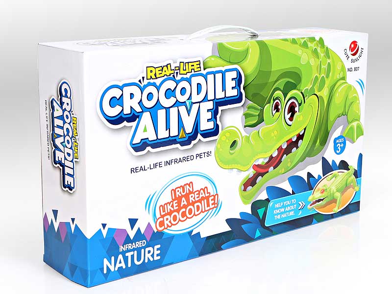R/c Crocodile W/Infrared toys