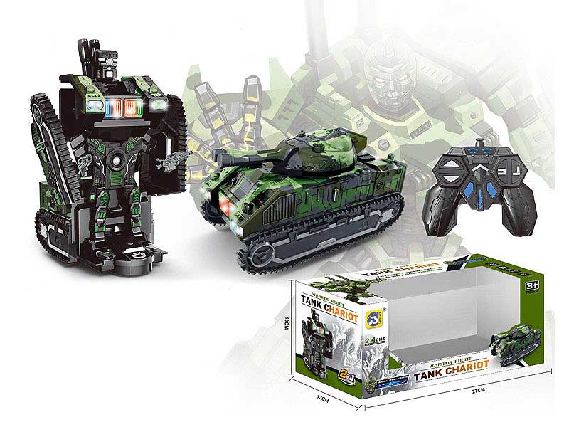 R/C Transforms Tank W/L_M toys