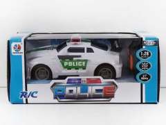 1:28 R/C Police Car 4Ways W/Charge(2C)